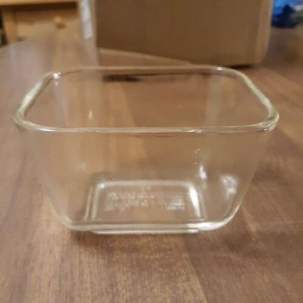 Vintage Pyrex Clear 501B 1.5 cups Refrigerator Bowl Dish NO Lid